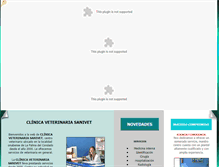 Tablet Screenshot of centroveterinariosanivet.com